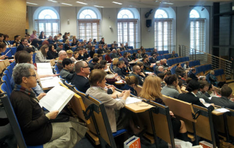 Konferencja o badaniu "Monitoring losów absolwentów uczelni wyższych w oparciu o dane administracyjne ZUS" odbyła się 17 lutego 2014 r. w Warszawie